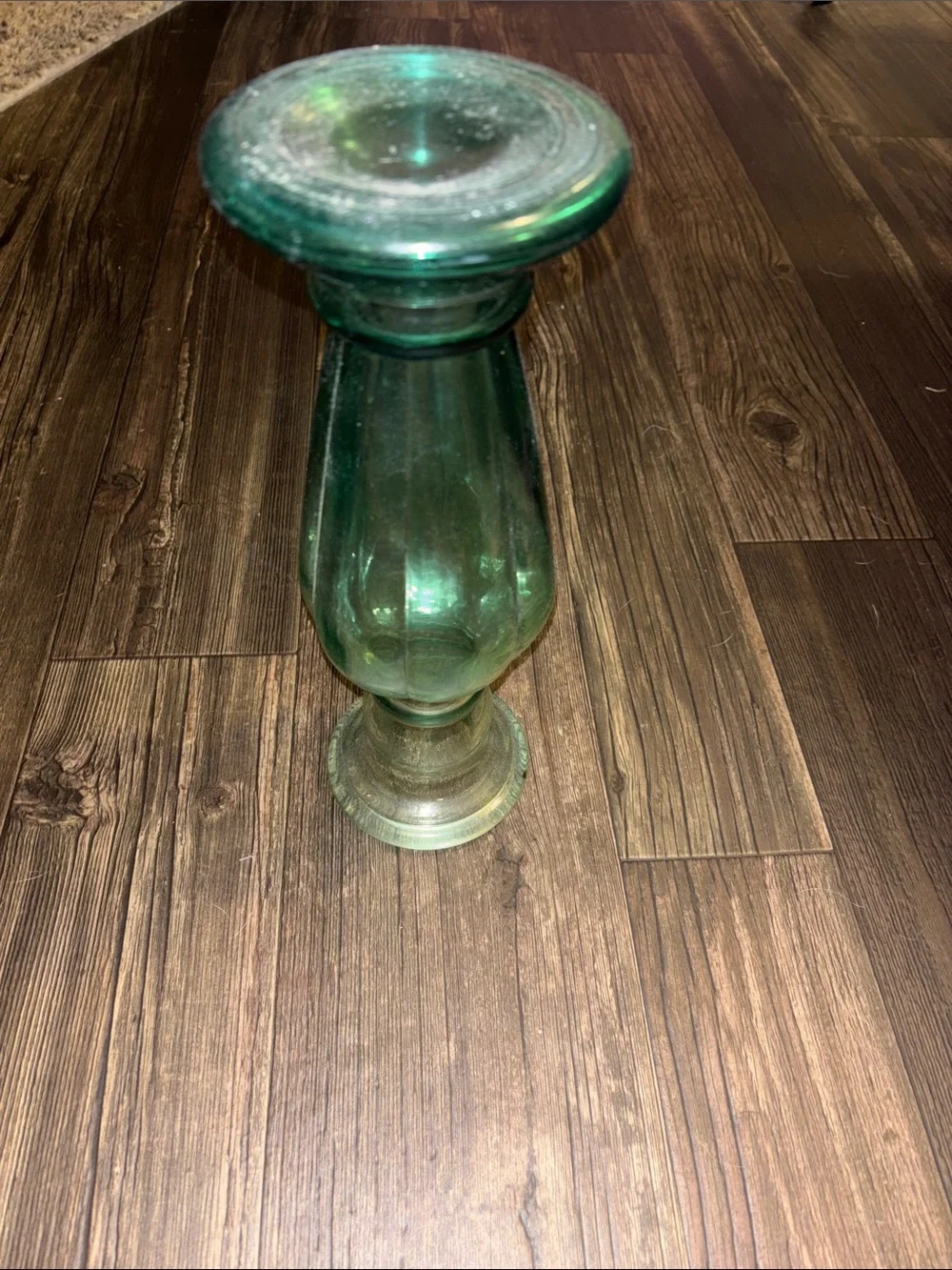 Pier 1 Green and Light Blue Assorted Candle Holders - Set of 4
